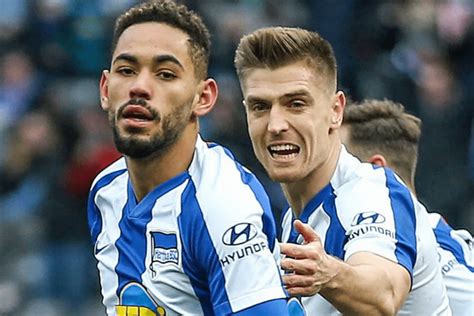 Matheus cunha (hertha berlin) right footed shot from outside the box is saved in the centre of the goal. Matheus Cunha odejdzie z Herthy już latem? Interesuje się ...