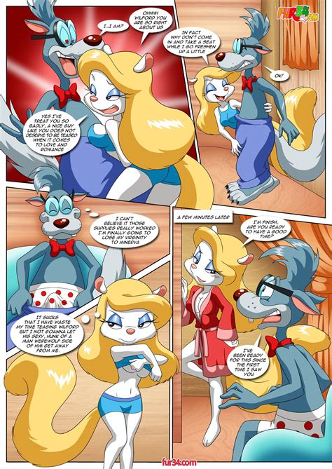 Rule 34 Animaniacs Bbmbbf Comic Comic Page Female Fur34 Male Minerva Mink Palcomix The Wolf