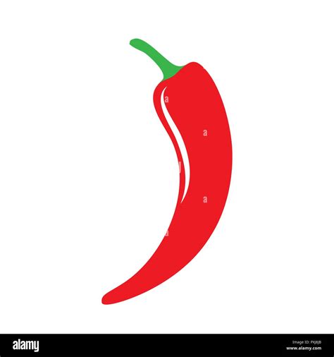 Red Hot Chili Pepper Icon Vector Illustration Stock Vector Image And Art Alamy