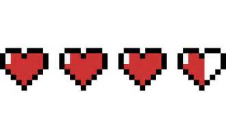 8 Bit Heart Zelda