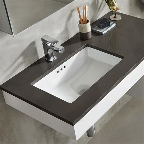 The drainage hole in a bathroom sink must be at least. RONBOW ESSENCE RECTANGLE UNDERMOUNT SINK - Dynasty Bathrooms