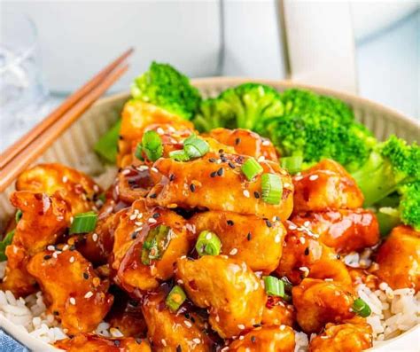 air fryer general tso s chicken recipe fork to spoon