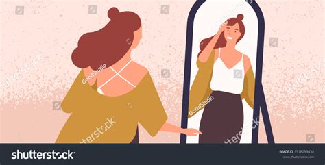 42320 Woman Mirror Illustration Images Stock Photos And Vectors