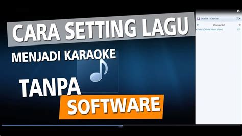 mengubah video menjadi karaoke online