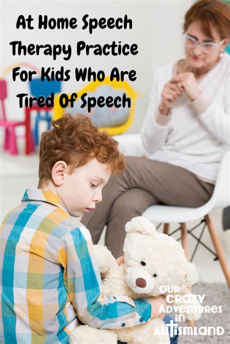 At Home Speech Therapy Practice For Kids Who Are Tired Of Speech Shows