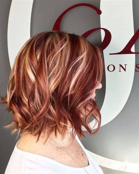 Latest fashion short hairstyles with the hair color with brown streaks on black hair is good for party wear. Red Highlights Ideas for Blonde, Brown and Black Hair ...