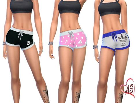 Assims Sport Shorts Set Spa Day Needed Sims Mods Sims 4 Sims