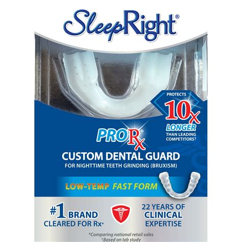 Sleepright Prorx Dental Guard For Nighttime Teeth Grinding Walmart