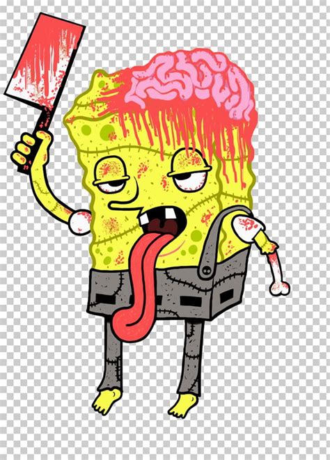 Ia dikenal sebagai karakter kartun yang selalu semangat, riang dan lucu. Download Gambar Spongebob Zombie