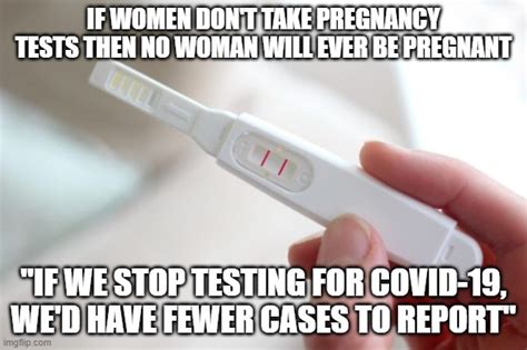 Pregnancy Test Meme Covid Knockin Jokes