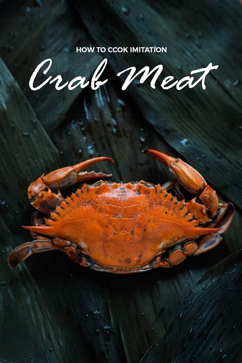 This is a simple recipe that uses imitation crab. How to Cook Imitation Crab Meat at Home - Recipe Marker