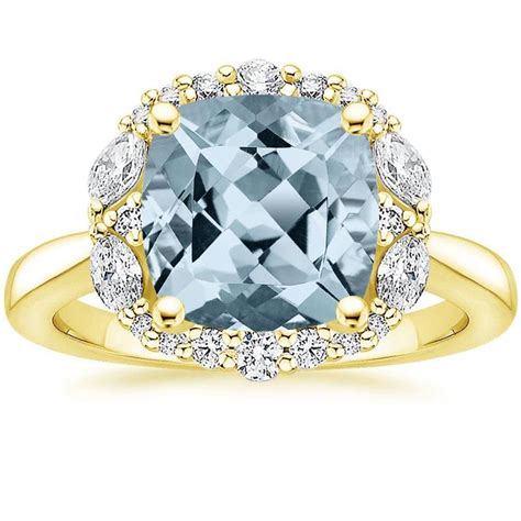 18k white gold aquamarine noblesse diamond ring diamond ring white gold diamond rings rings