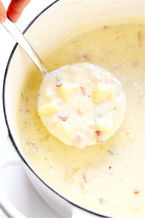 Easy creamy potato soup recipe. The BEST Potato Soup! | Gimme Some Oven