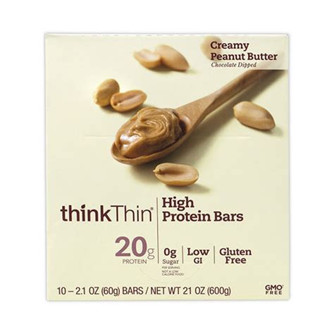 Thinkthin® High Protein Bars Creamy Peanut Butter 21 Oz Bar Best