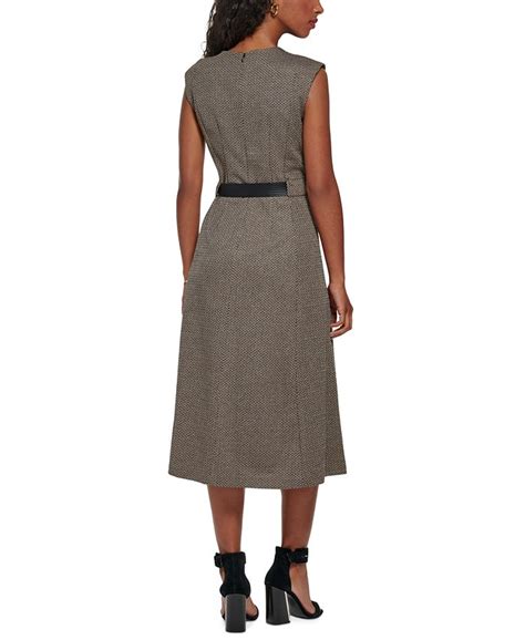 Calvin Klein Belted Midi Dress Macys