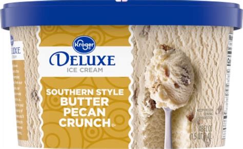 Kroger Deluxe Southern Style Butter Pecan Crunch Ice Cream Fl Oz
