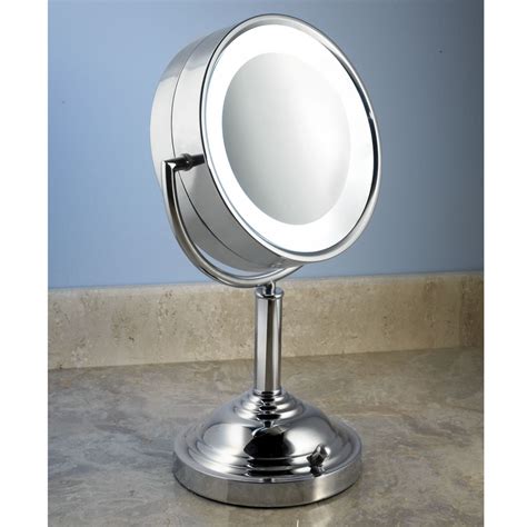 The Natural Daylight Vanity Mirror Hammacher Schlemmer