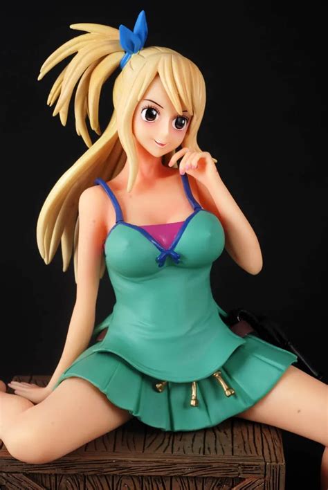 Japanese Anime Sexy Girls Fairy Tail Lucy Heartfilia Nude Sex Doll Scale Resin Figure Model