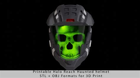 Artstation Printable Halo Reach Haunted Helmet 3d Print Model Game