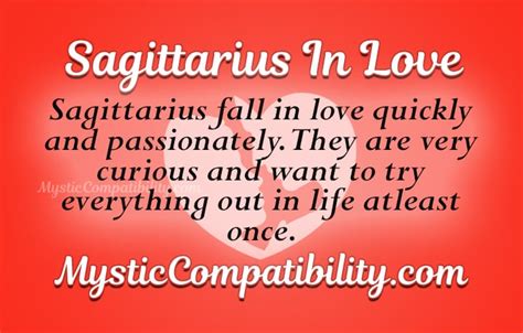 Sagittarius In Love Mystic Compatibility
