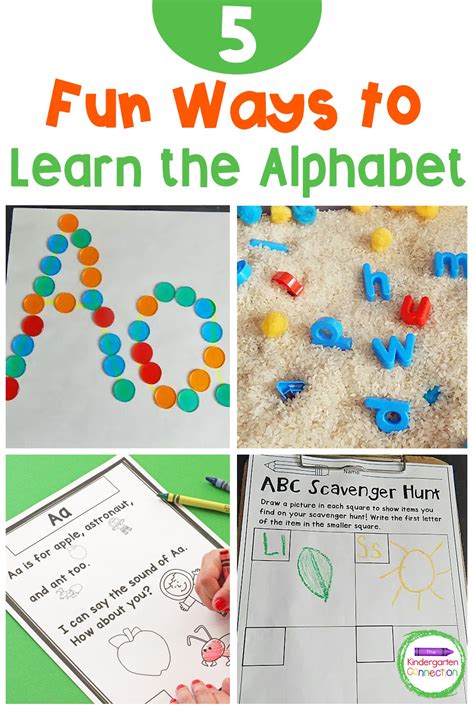 5 Fun Ways To Learn The Alphabet