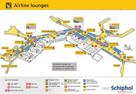 Amsterdam Schiphol Airport Map