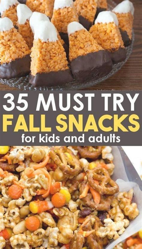 Snack your way to a healthy eating lifestyle! Perfect fall snacks for party treats, for kids, and for adults! Easy and healthy options ...