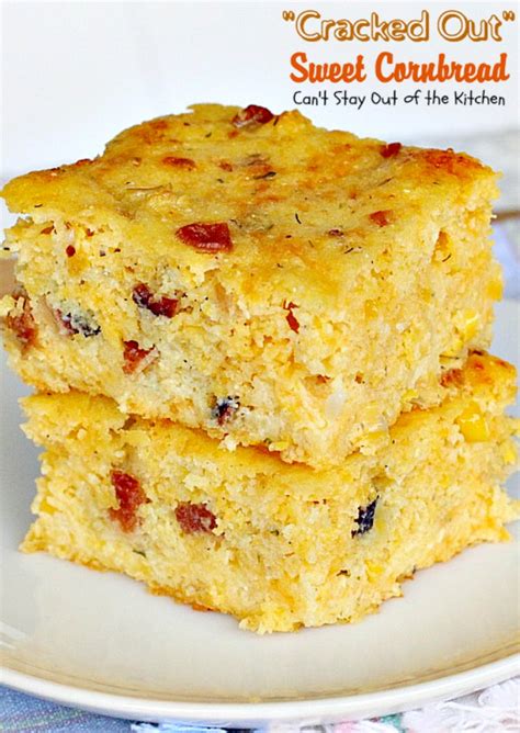 The leftovers were great for breakfast. Cracked Out Sweet Cornbread - Can't Stay Out of the Kitchen
