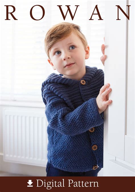 Knit This Childrens Hooded Cardigan From Precious Knits A