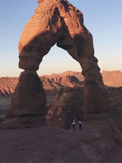 Utah Delicate Arch At Sunrise Moderately Adventurous