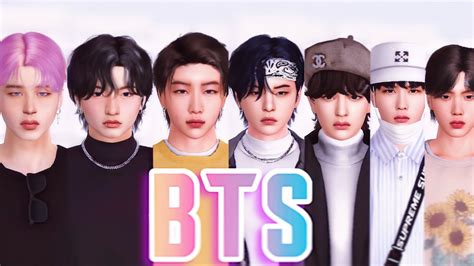 The Sims 4 Cas Bts 💜completodownload💜 2023 Bts Youtube