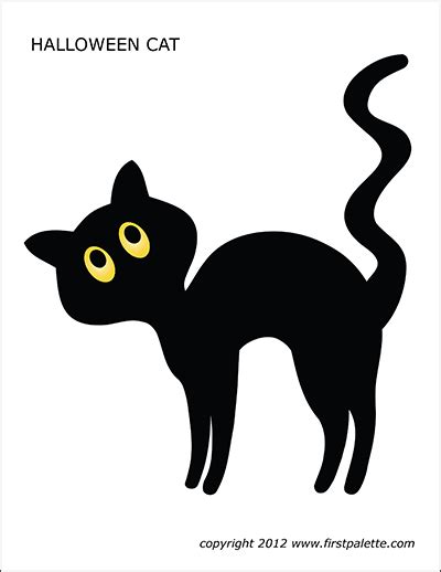 Black Cat Coloring Pages Learny Kids