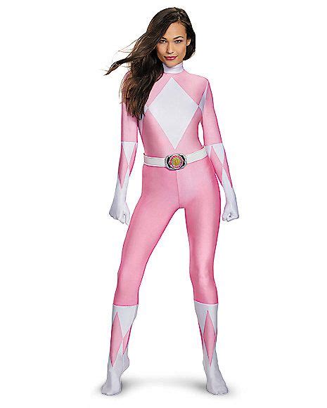 Power Rangers Pink Ranger Bodysuit Womens Costume