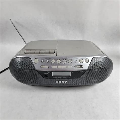 Vintage Sony Cd Cassette Radio Portable Boombox Model Cfd S Free