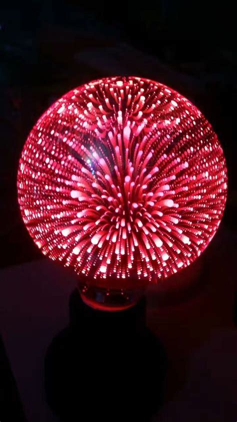 Infinity Mirror Fireworks Paper Lamp Tired Novelty Lamp Table Lamp