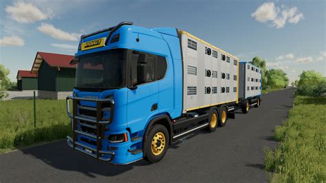 Scania R Animal Transport V 10 ⋆ Fs22 Mods