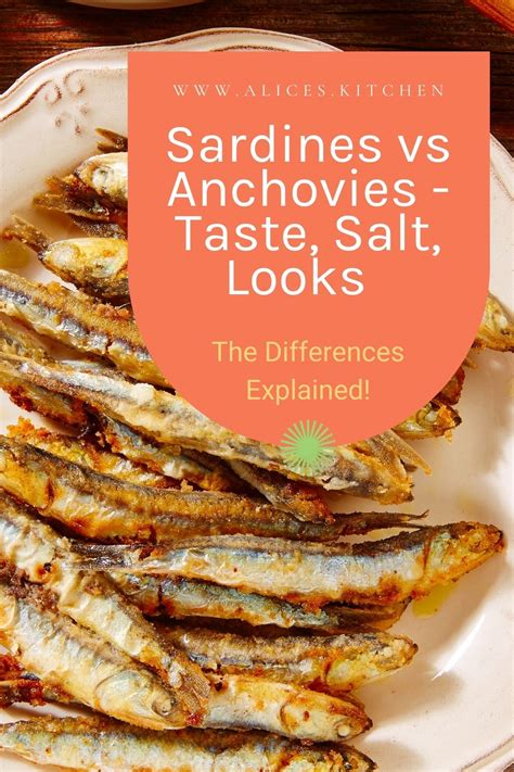 Sardines Vs Anchovies Alices Kitchen