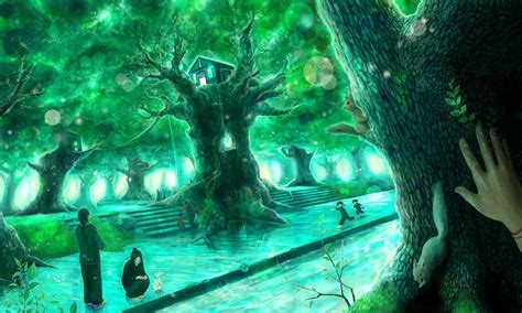 🔥 Download Anime Forest Wallpaper By Stephaniem68 Anime Forest