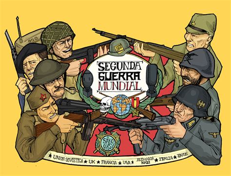 Segunda Guerra Mundial Personajes Y Armas Behance Behance