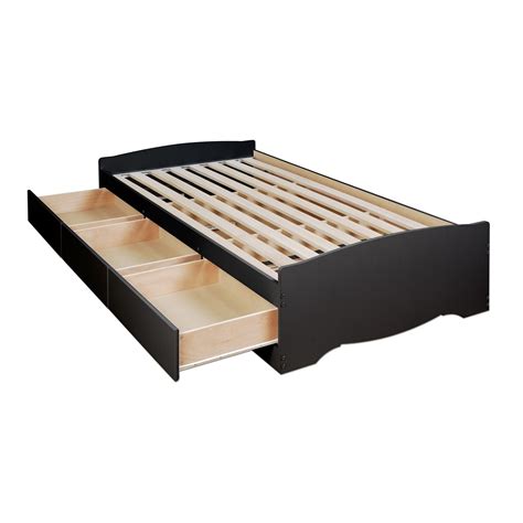 Prepac mate's platform storage bed with 3 drawers, twin xl, espresso $280.50. 3 Drawers Mate's Twin Xl Platform Storage Bed Black ...