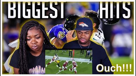 Nfl Biggest Hits Of The 2019 2020 Season Hd Reaction Youtube
