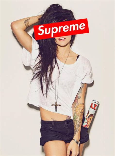 Free Download Supreme Girl Tumblr We Heart It 500x682 For Your