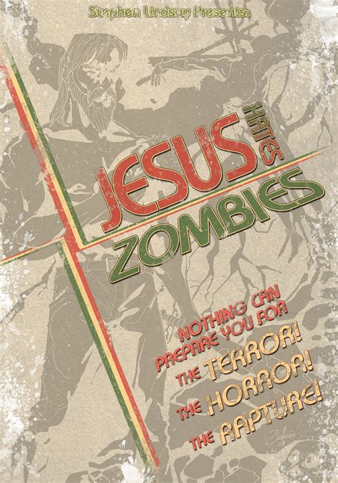 jesus hates zombies 70s b movie poster 1970s b movie style… flickr