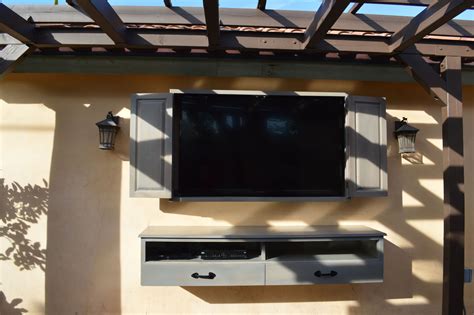 Exterior Furniture Creative Outdoor Tv Cabinet For Entertainment