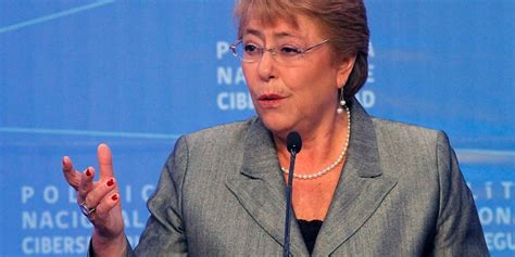 Bachelet Lanza Plan Nacional De Ciberseguridad Y Expresa Su