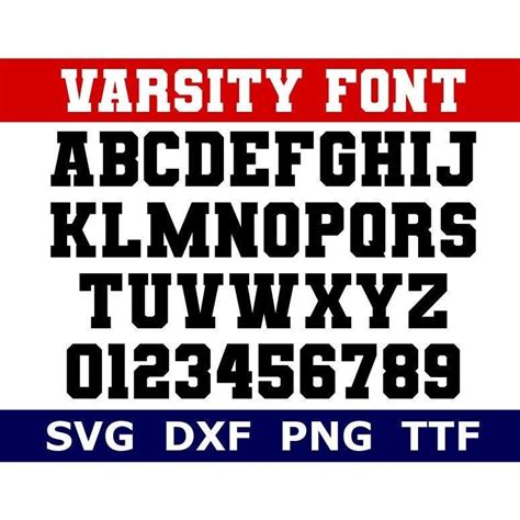 Varsity Cursive Font Etsy