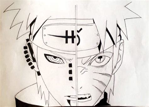 Draw Pain And Naruto Naruto Amino