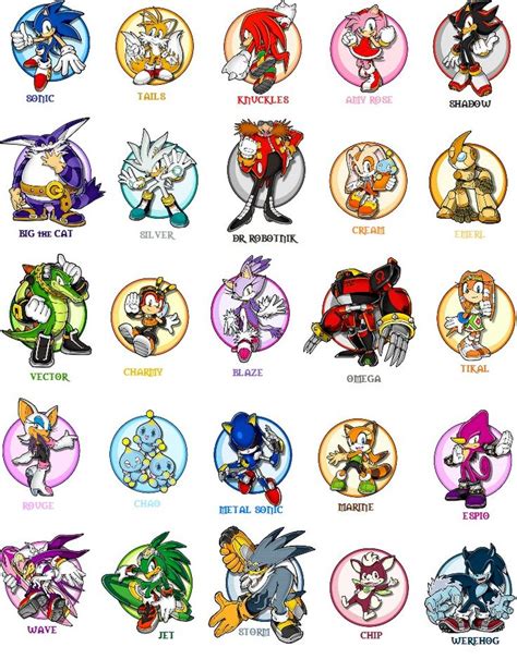 Sonic Characters Sonic Sonic Heroes Sonic Fan Art