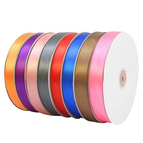 satin ribbon double faced two sided ribbon multiple color 2 5 etsy