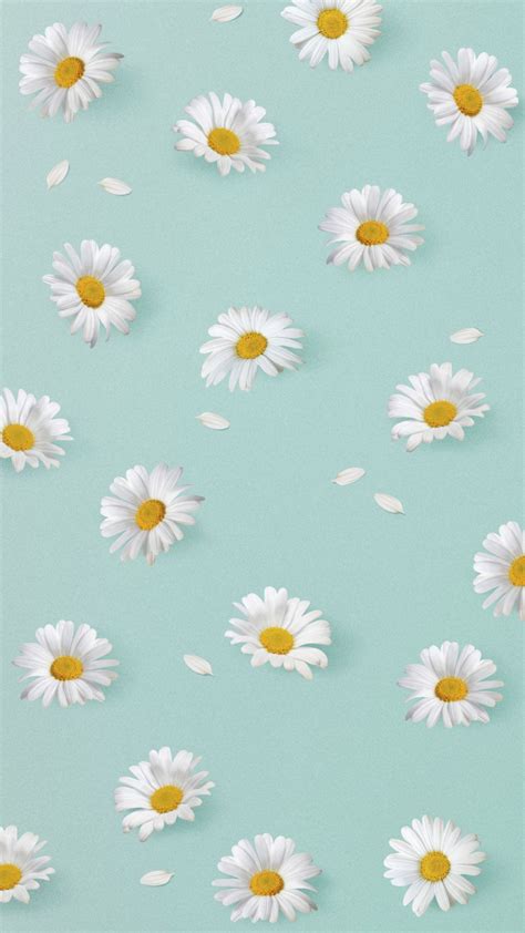 Free Download Blue Floral Iphone Wallpaper Flower Free Photo Rawpixel